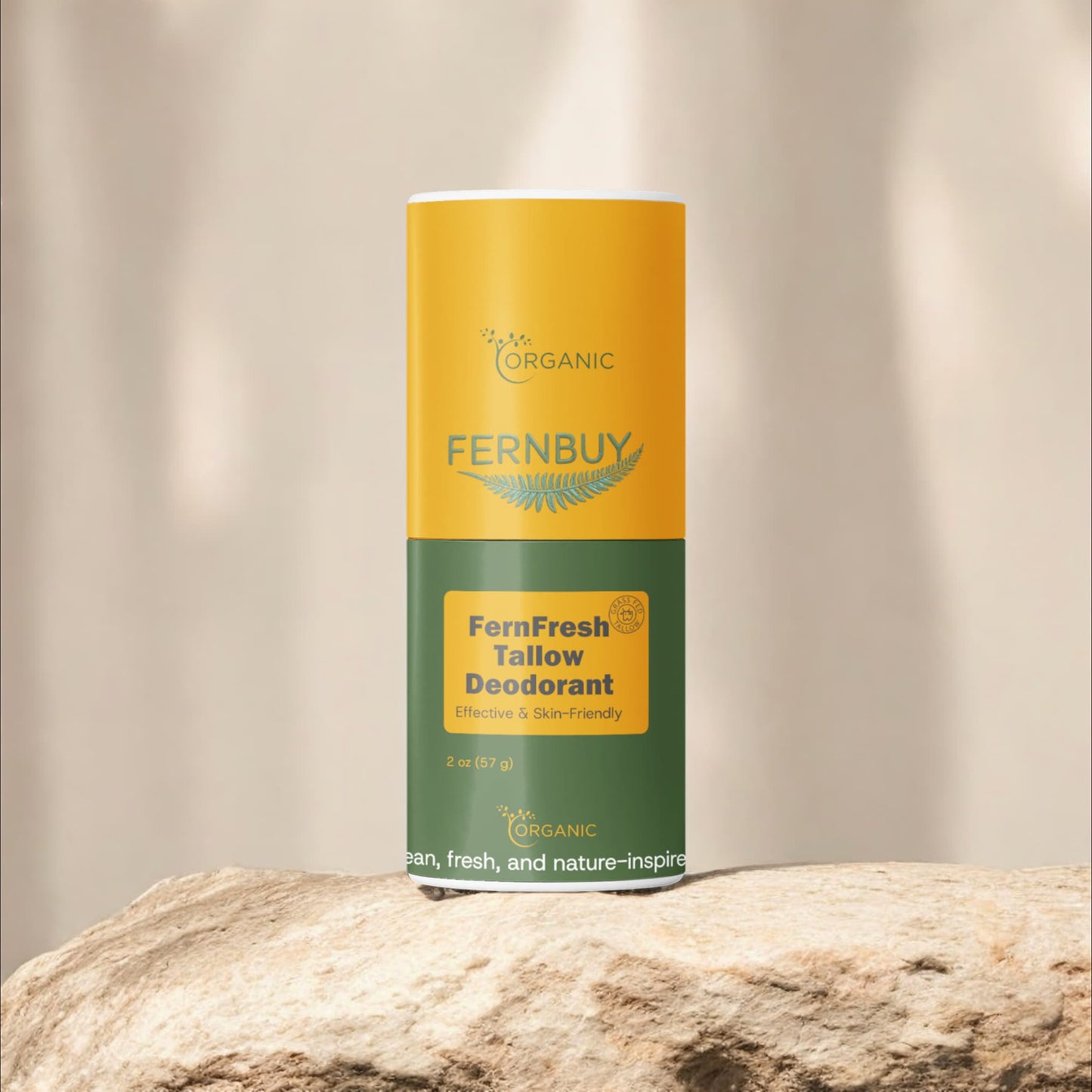 Fern Fresh Natural Tallow Deodorant Stick - Fernbuy