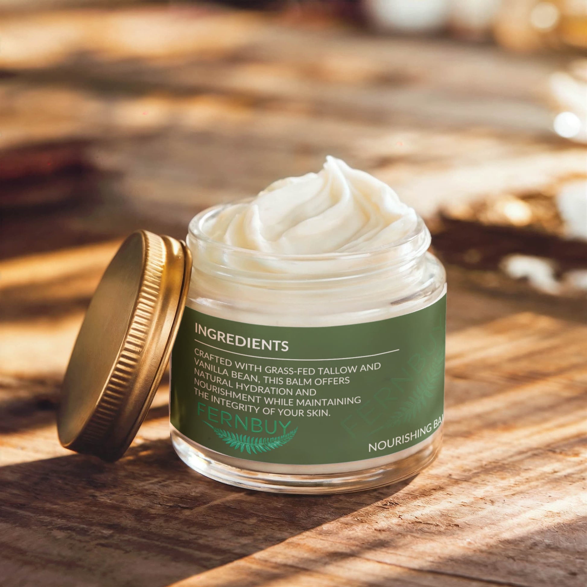 FernShield Cream - Whipped Grass-Fed Tallow Balm with Vanilla Bean - Fernbuy