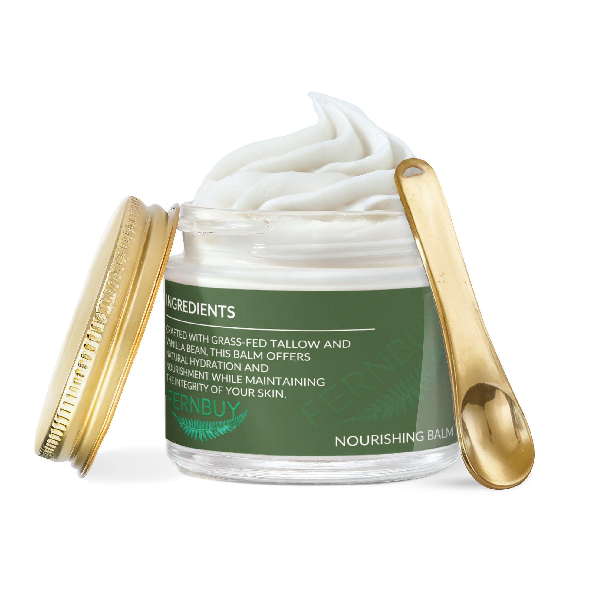 FernShield Cream - Whipped Grass-Fed Tallow Balm with Vanilla Bean - Fernbuy