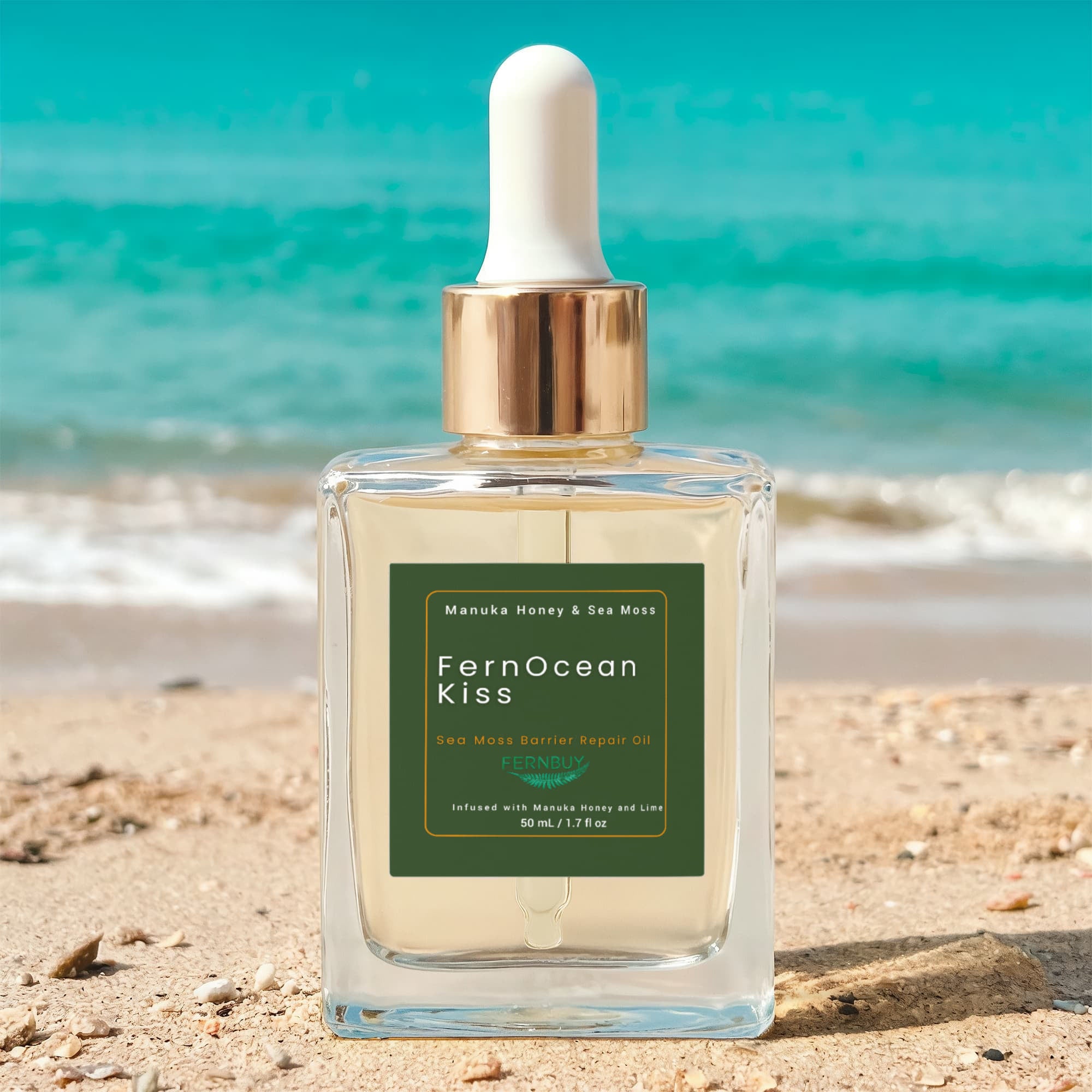 Fern Ocean Kiss Manuka Honey Sea Moss Post-Shave Oil